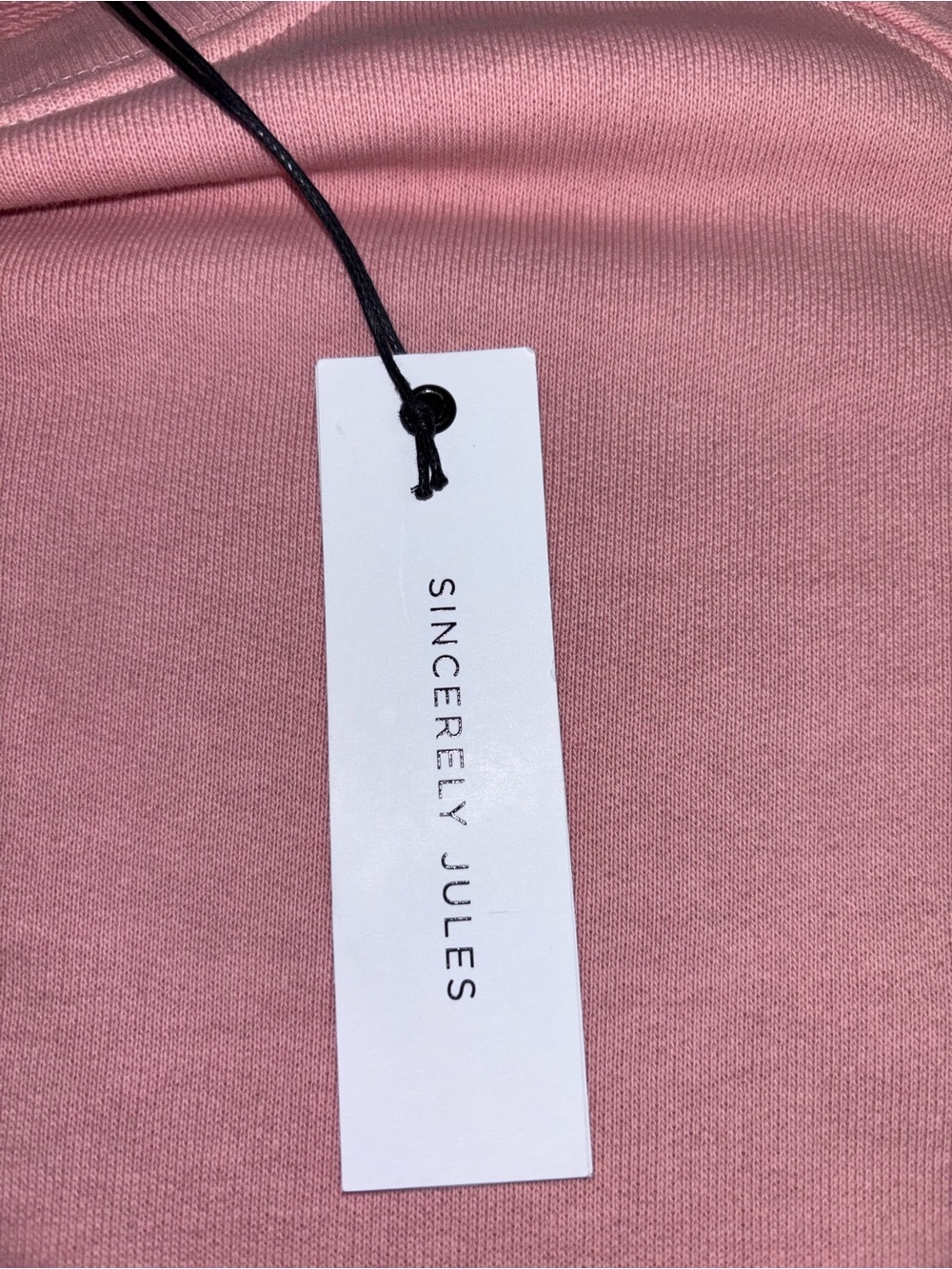 Sincerely Jules NWT Women’s Small Rose Above The Knee Sweatshirt Dress - Picture 7 of 16